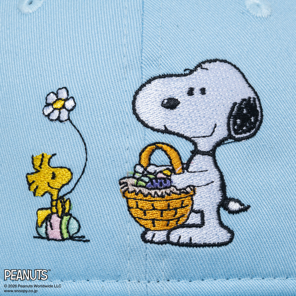 9TWENTY PEANUTS ピーナッツ EASTER スヌーピー ウッドストック グラシアルブルー | NEW ERA ニューエラ公式オンラインストア