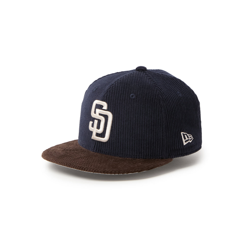 キッズ Youth 9FIFTY Corduroy コーデュロイ サンディエゴ・パドレス ネイビー ダークブラウン | NEW ERA ニューエラ公式オンラインストア