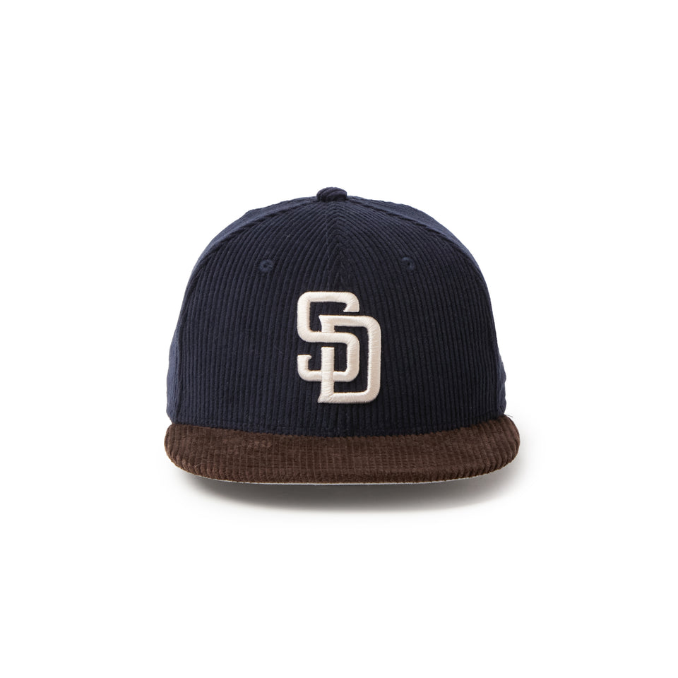 キッズ Youth 9FIFTY Corduroy コーデュロイ サンディエゴ・パドレス ネイビー ダークブラウン | NEW ERA ニューエラ公式オンラインストア