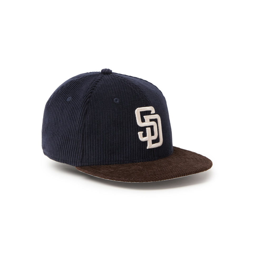キッズ Youth 9FIFTY Corduroy コーデュロイ サンディエゴ・パドレス ネイビー ダークブラウン | NEW ERA ニューエラ公式オンラインストア