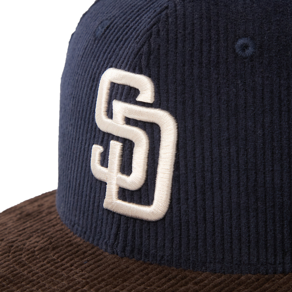 キッズ Youth 9FIFTY Corduroy コーデュロイ サンディエゴ・パドレス ネイビー ダークブラウン | NEW ERA ニューエラ公式オンラインストア