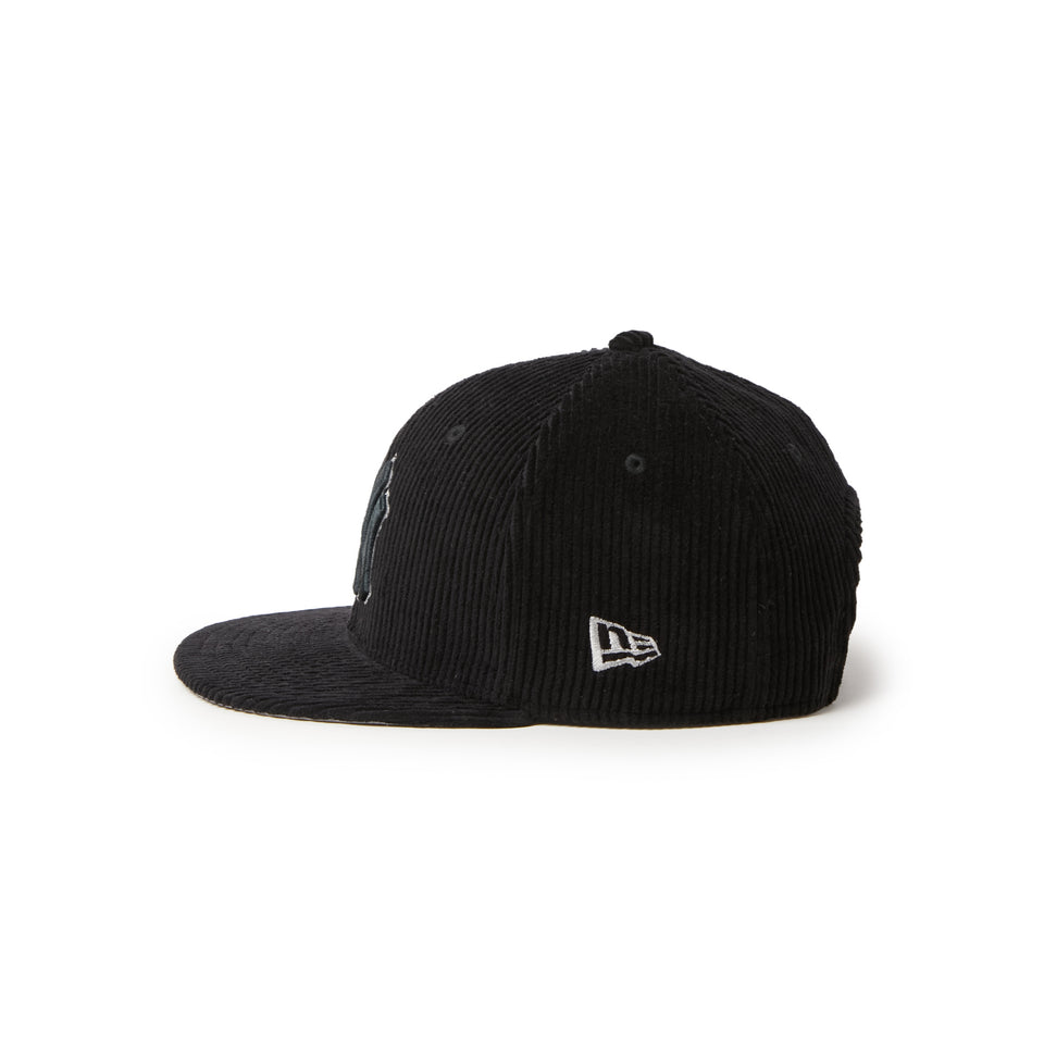 キッズ Youth 9FIFTY Corduroy コーデュロイ ニューヨーク・ヤンキース ブラック | NEW ERA ニューエラ公式オンラインストア