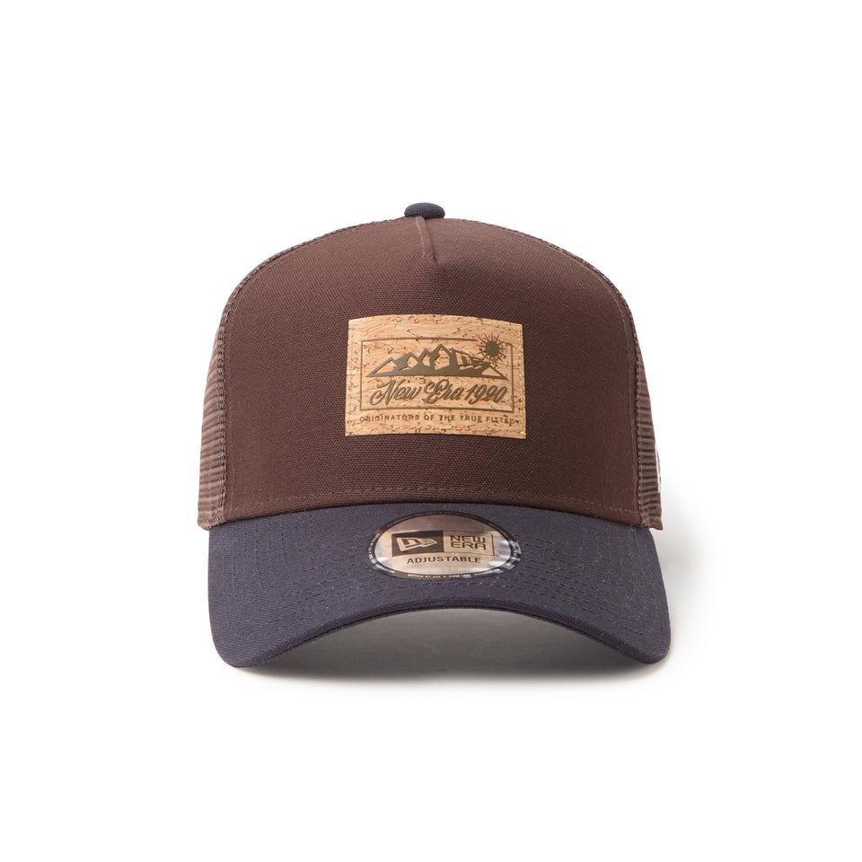 9FORTY A-Frame Trucker Cork Patch コルクパッチ バーントウッド/ネイビー | アウトドア | NEW ERA ニューエラ公式オンラインストア