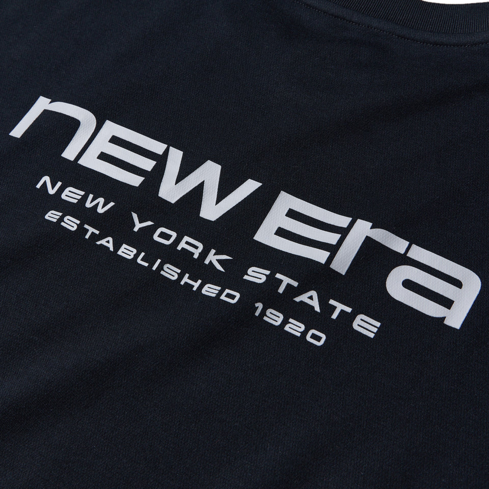 Women's 長袖 サイド ドローストリング Tシャツ ブラック｜パフォーマンスアパレル | NEW ERA ニューエラ公式オンラインストア