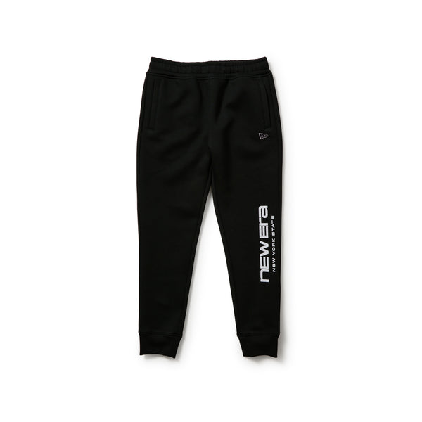 キッズ Youth テックスウェット パンツ ブランドネームロゴ ブラック｜パフォーマンスアパレル | NEW ERA ニューエラ公式オンラインストア