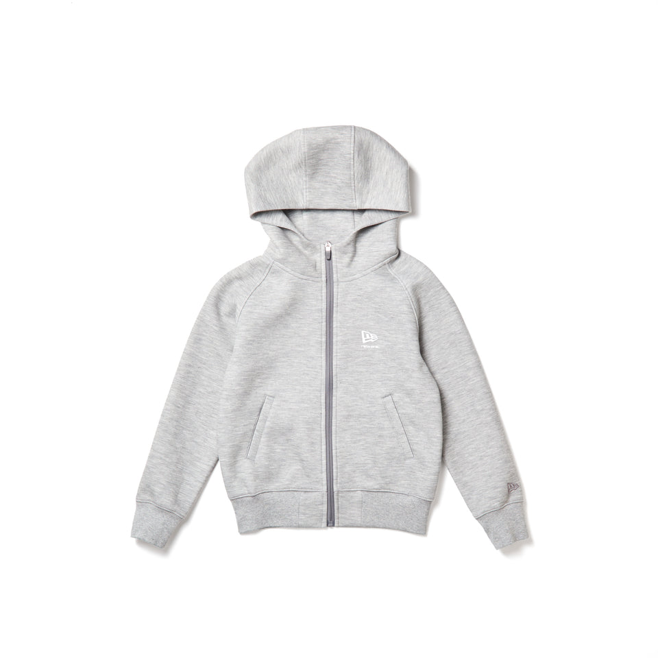 キッズ Youth テックスウェット フルジップ フーディ ブランドネームロゴ グレー｜パフォーマンスアパレル | NEW ERA ニューエラ公式オンラインストア