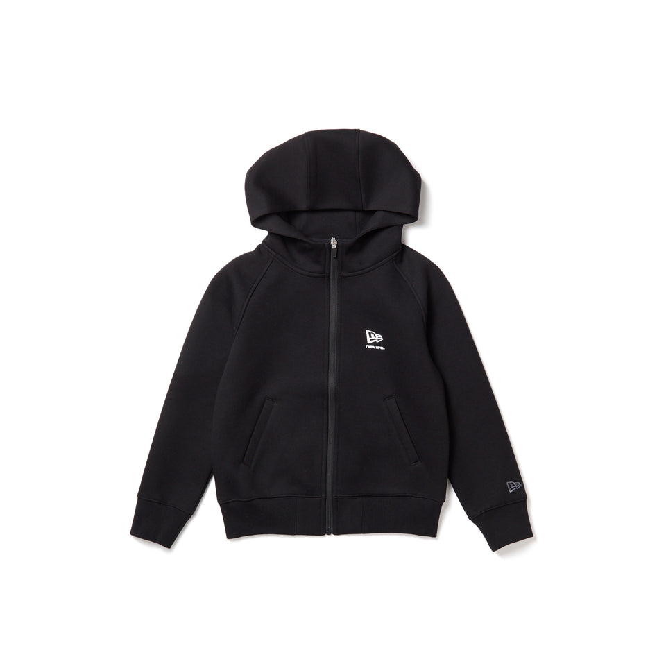 キッズ Youth テックスウェット フルジップ フーディ ブランドネームロゴ ブラック｜パフォーマンスアパレル | NEW ERA ニューエラ公式オンラインストア