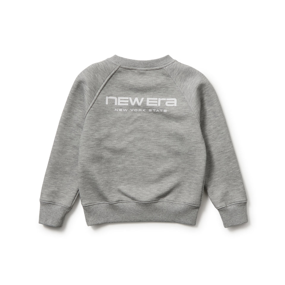 キッズ Youth テックスウェット クルーネック ブランドネームロゴ グレー｜パフォーマンスアパレル | NEW ERA ニューエラ公式オンラインストア