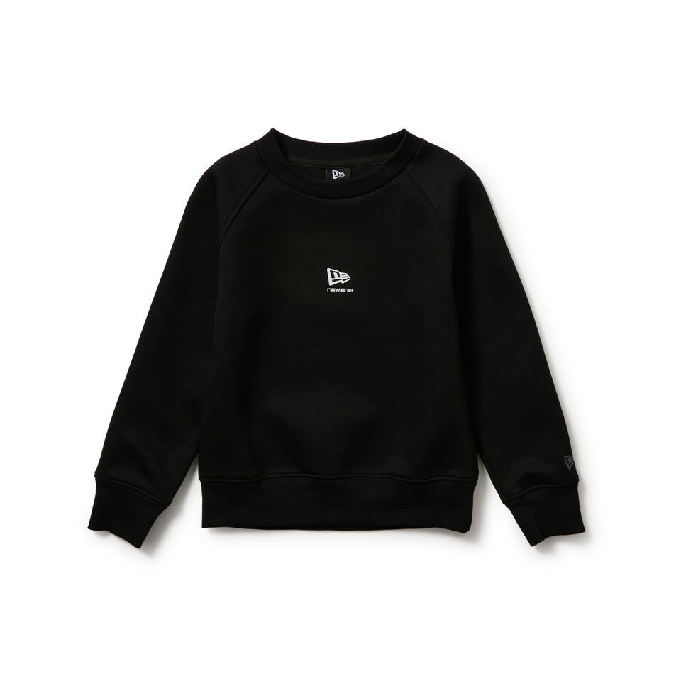 キッズ Youth テックスウェット クルーネック ブランドネームロゴ ブラック｜パフォーマンスアパレル | NEW ERA ニューエラ公式オンラインストア