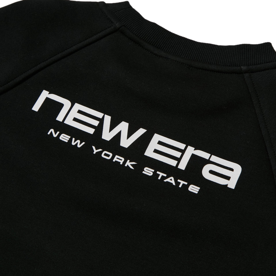 キッズ Youth テックスウェット クルーネック ブランドネームロゴ ブラック｜パフォーマンスアパレル | NEW ERA ニューエラ公式オンラインストア