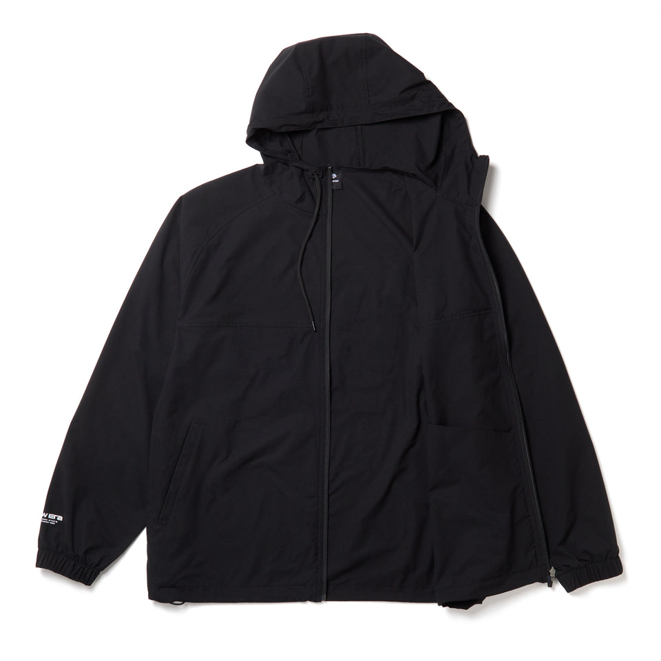 ストレッチ ウーブン ジャケット ボックスロゴ ブラック｜パフォーマンスアパレル | NEW ERA ニューエラ公式オンラインストア