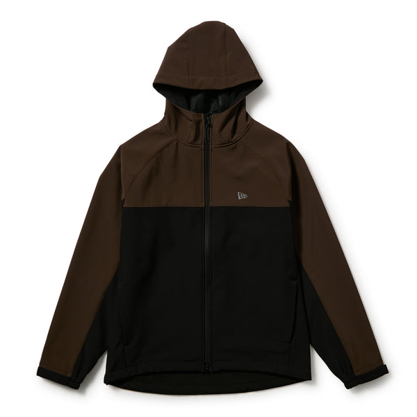シェルジャケット VERTICAL LOGO ブラウン｜パフォーマンスアパレル | NEW ERA ニューエラ公式オンラインストア