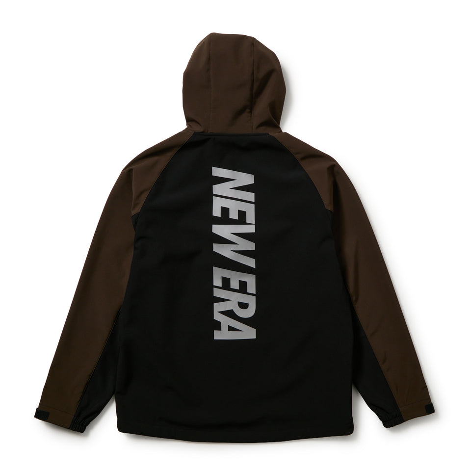 シェルジャケット VERTICAL LOGO ブラウン｜パフォーマンスアパレル | NEW ERA ニューエラ公式オンラインストア