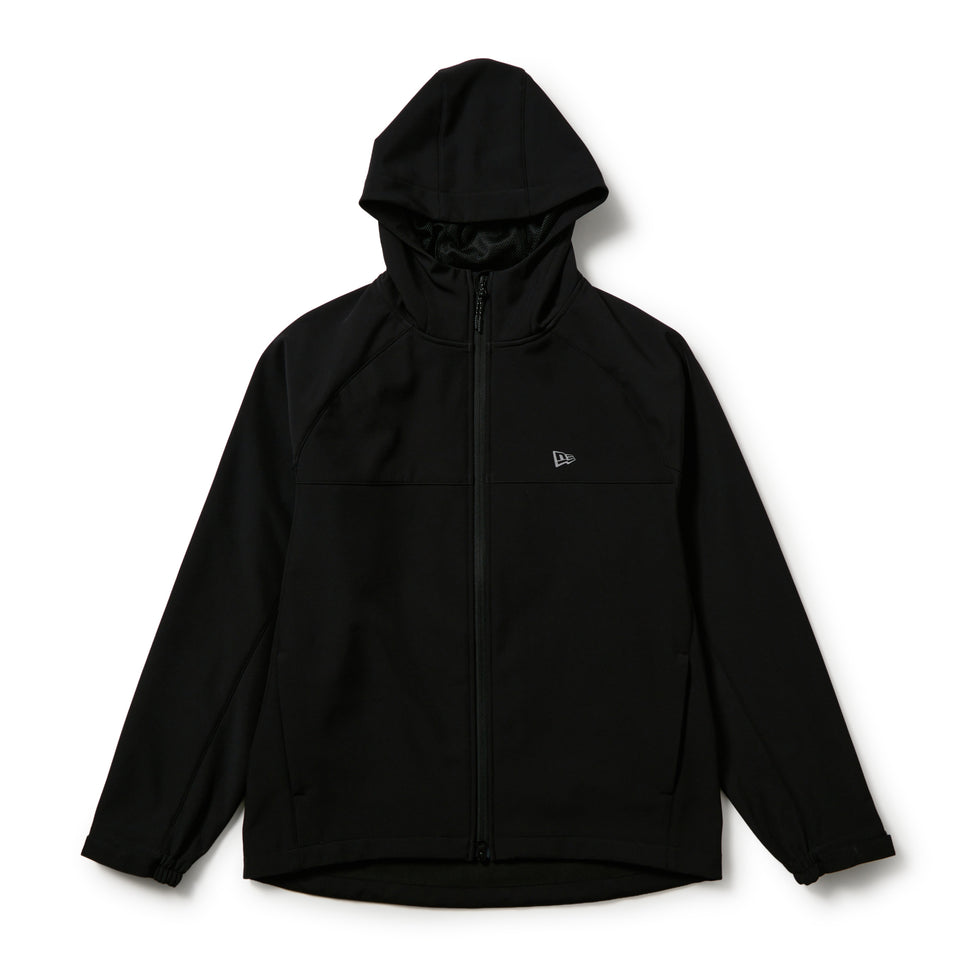 シェルジャケット VERTICAL LOGO ブラック｜パフォーマンスアパレル | NEW ERA ニューエラ公式オンラインストア