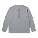 長袖 パフォーマンス Tシャツ VERTICAL LOGO グレー｜パフォーマンスアパレル | NEW ERA ニューエラ公式オンラインストア