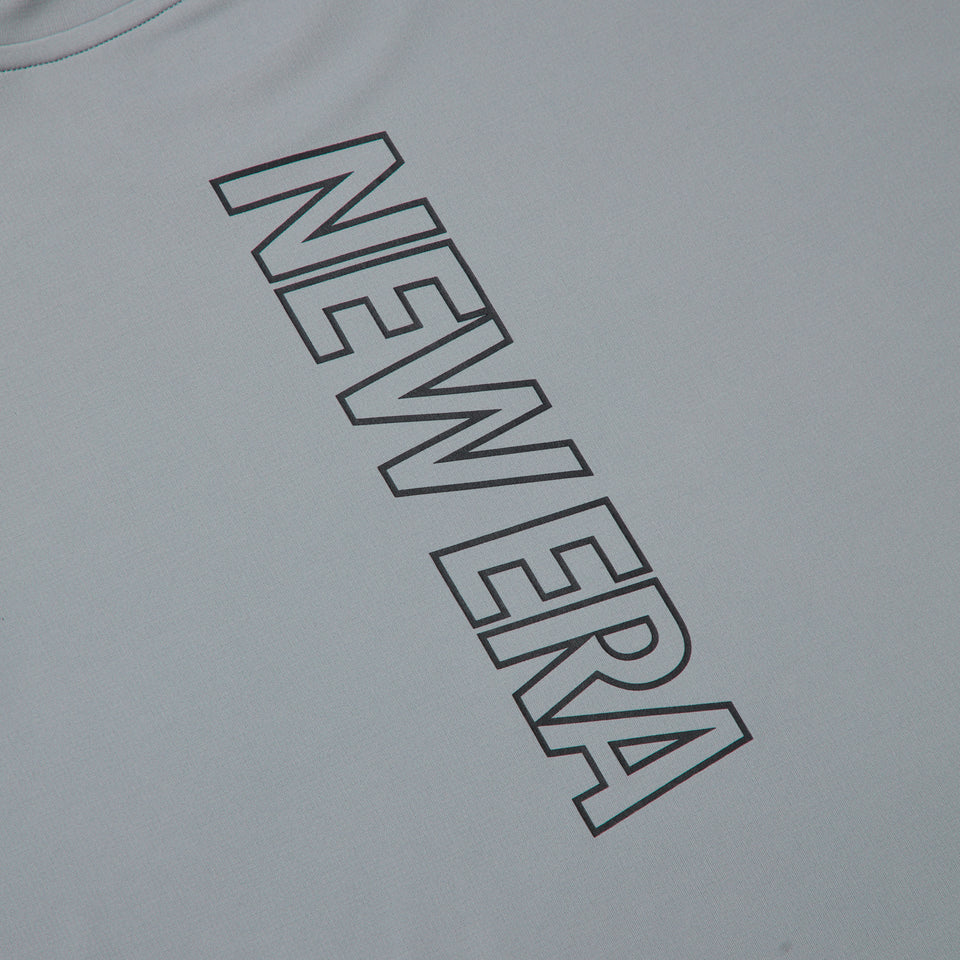 長袖 パフォーマンス Tシャツ VERTICAL LOGO グレー｜パフォーマンスアパレル | NEW ERA ニューエラ公式オンラインストア