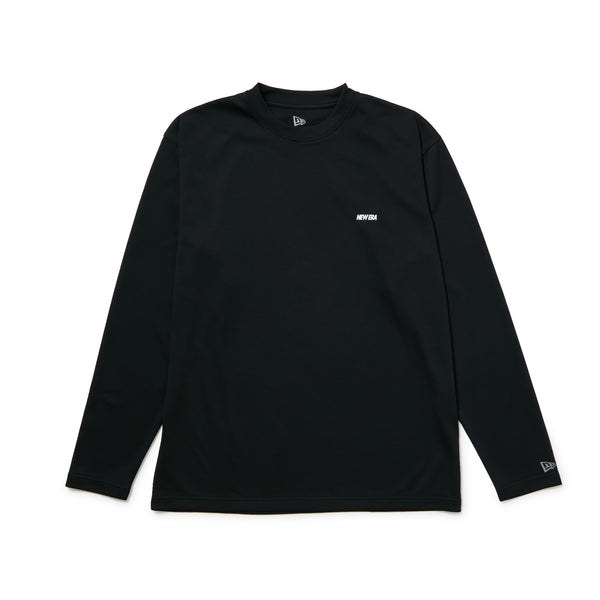 長袖 パフォーマンス Tシャツ VERTICAL LOGO ブラック｜パフォーマンスアパレル | NEW ERA ニューエラ公式オンラインストア