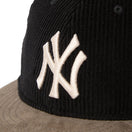 キッズ Youth 9FIFTY Corduroy コーデュロイ ニューヨーク・ヤンキース ブラック | NEW ERA ニューエラ公式オンラインストア