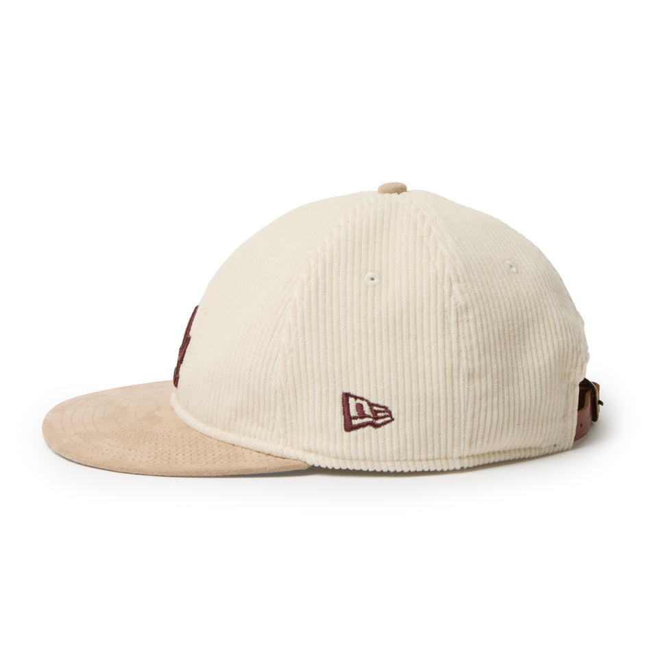 RC 9FIFTY レザーストラップ Corduroy コーデュロイ ロサンゼルス・ドジャース アイボリー ベージュ | NEW ERA ニューエラ公式オンラインストア