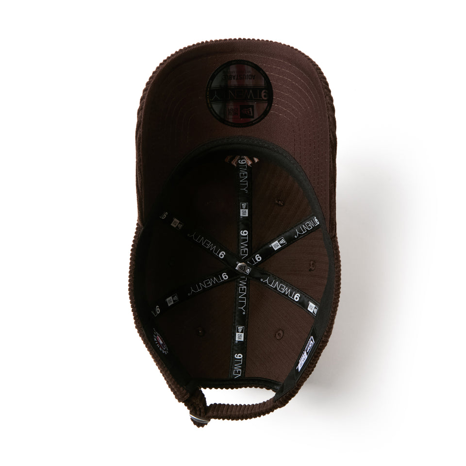 9TWENTY Corduroy コーデュロイ ニューヨーク・ヤンキース ダークブラウン | NEW ERA ニューエラ公式オンラインストア