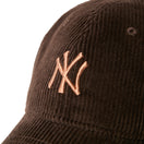 9TWENTY Corduroy コーデュロイ ニューヨーク・ヤンキース ダークブラウン | NEW ERA ニューエラ公式オンラインストア