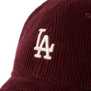 9TWENTY Corduroy コーデュロイ ロサンゼルス・ドジャース ワイン | NEW ERA ニューエラ公式オンラインストア