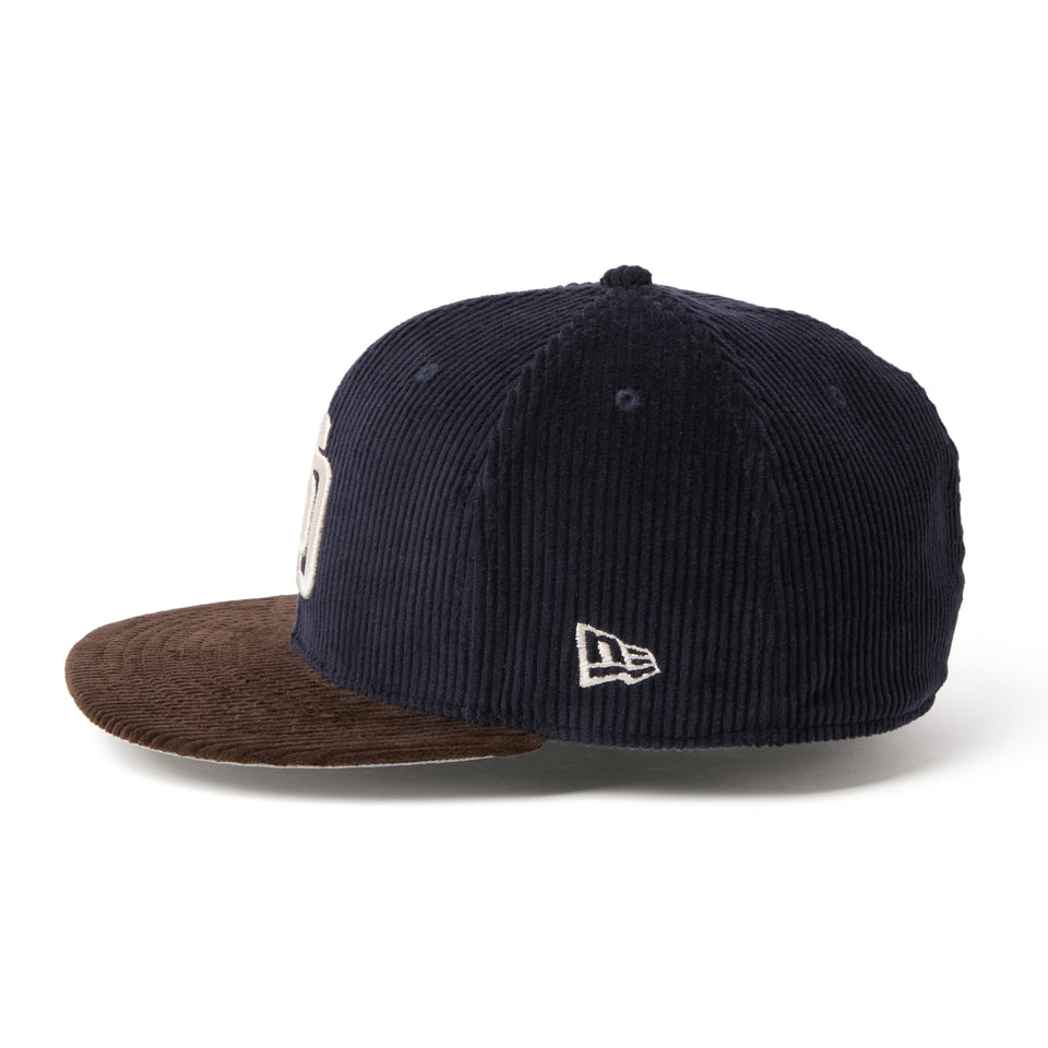 59FIFTY Corduroy コーデュロイ サンディエゴ・パドレス ネイビー ダークブラウン | NEW ERA ニューエラ公式オンラインストア