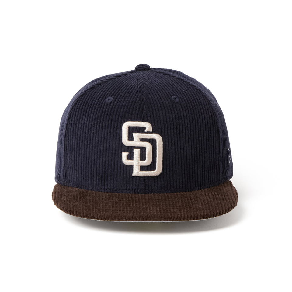 59FIFTY Corduroy コーデュロイ サンディエゴ・パドレス ネイビー ダークブラウン | NEW ERA ニューエラ公式オンラインストア