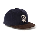 59FIFTY Corduroy コーデュロイ サンディエゴ・パドレス ネイビー ダークブラウン | NEW ERA ニューエラ公式オンラインストア