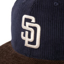 59FIFTY Corduroy コーデュロイ サンディエゴ・パドレス ネイビー ダークブラウン | NEW ERA ニューエラ公式オンラインストア
