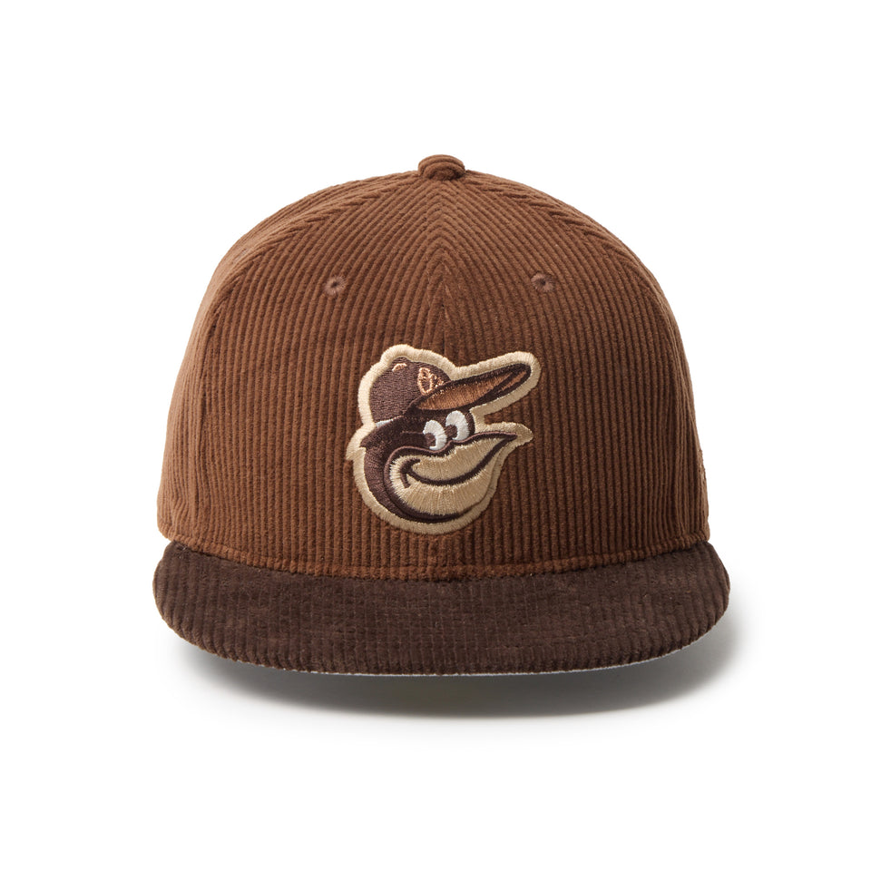 59FIFTY Corduroy コーデュロイ ボルティモア・オリオールズ ブラウン ダークブラウン | NEW ERA ニューエラ公式オンラインストア