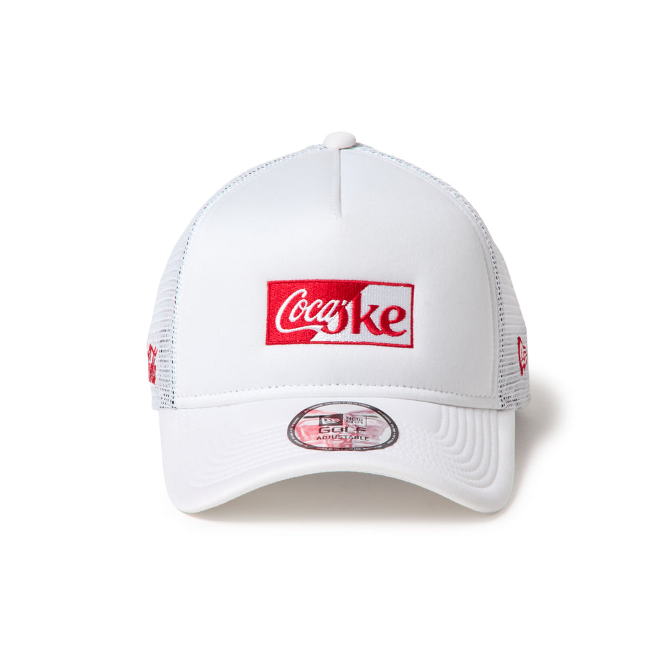 9FORTY A-Frame トラッカー Coca-Cola Golf コカ・コーラ ホワイト｜ゴルフ | NEW ERA ニューエラ公式オンラインストア