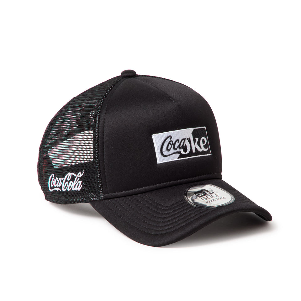 9FORTY A-Frame トラッカー Coca-Cola Golf コカ・コーラ ブラック｜ゴルフ | NEW ERA ニューエラ公式オンラインストア