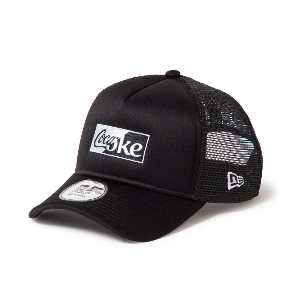 9FORTY A-Frame トラッカー Coca-Cola Golf コカ・コーラ ブラック｜ゴルフ | NEW ERA ニューエラ公式オンラインストア