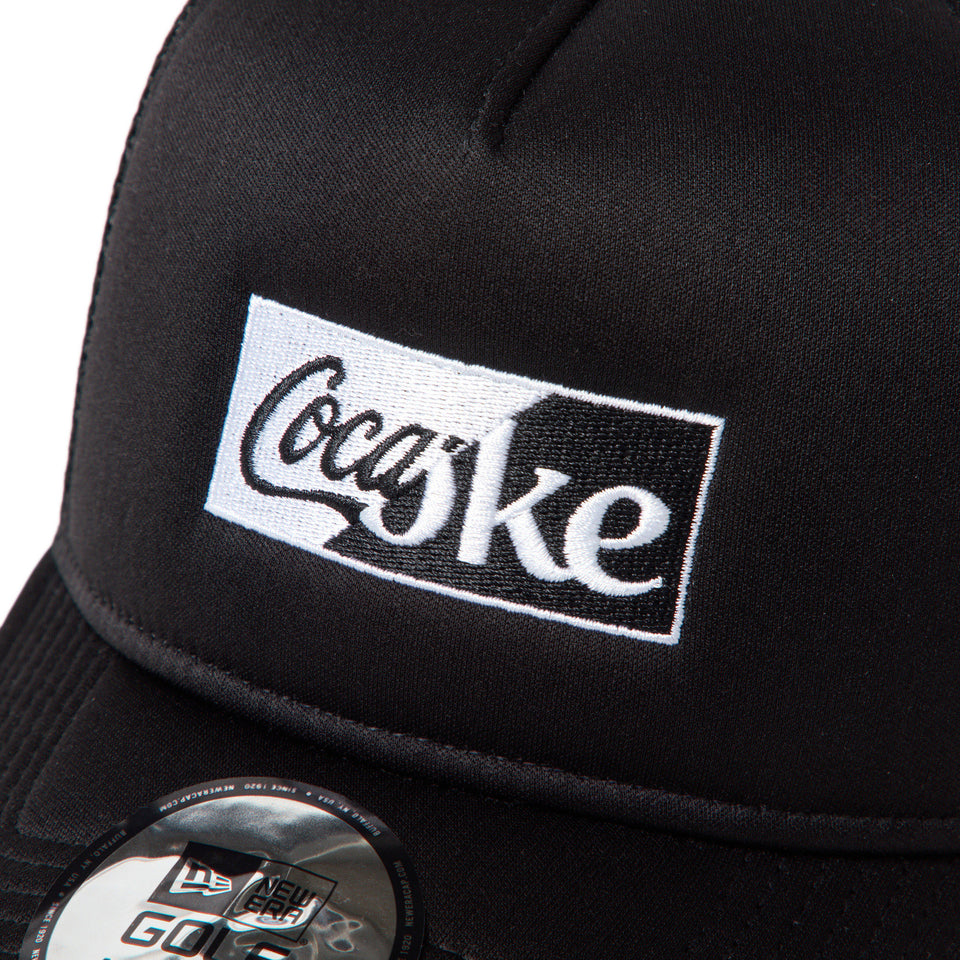 9FORTY A-Frame トラッカー Coca-Cola Golf コカ・コーラ ブラック｜ゴルフ | NEW ERA ニューエラ公式オンラインストア