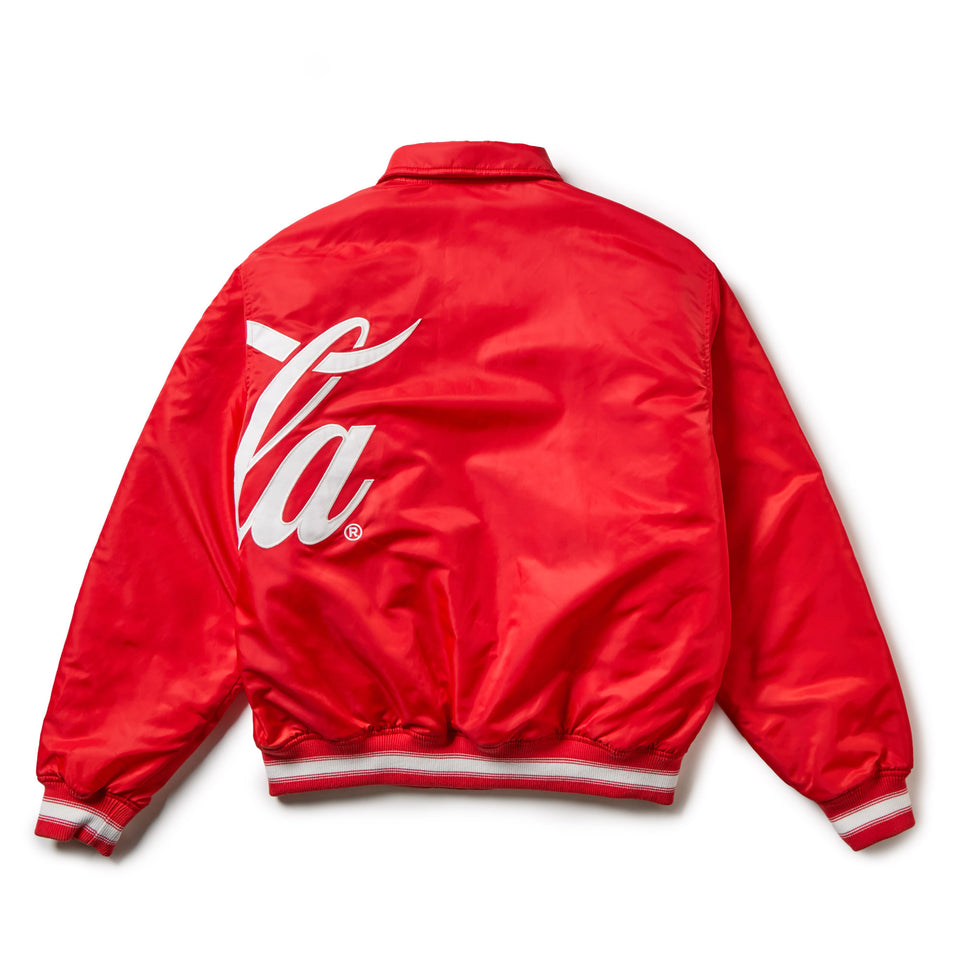 ナイロン バーシティジャケット Coca-Cola コカ・コーラ スカーレット | NEW ERA ニューエラ公式オンラインストア