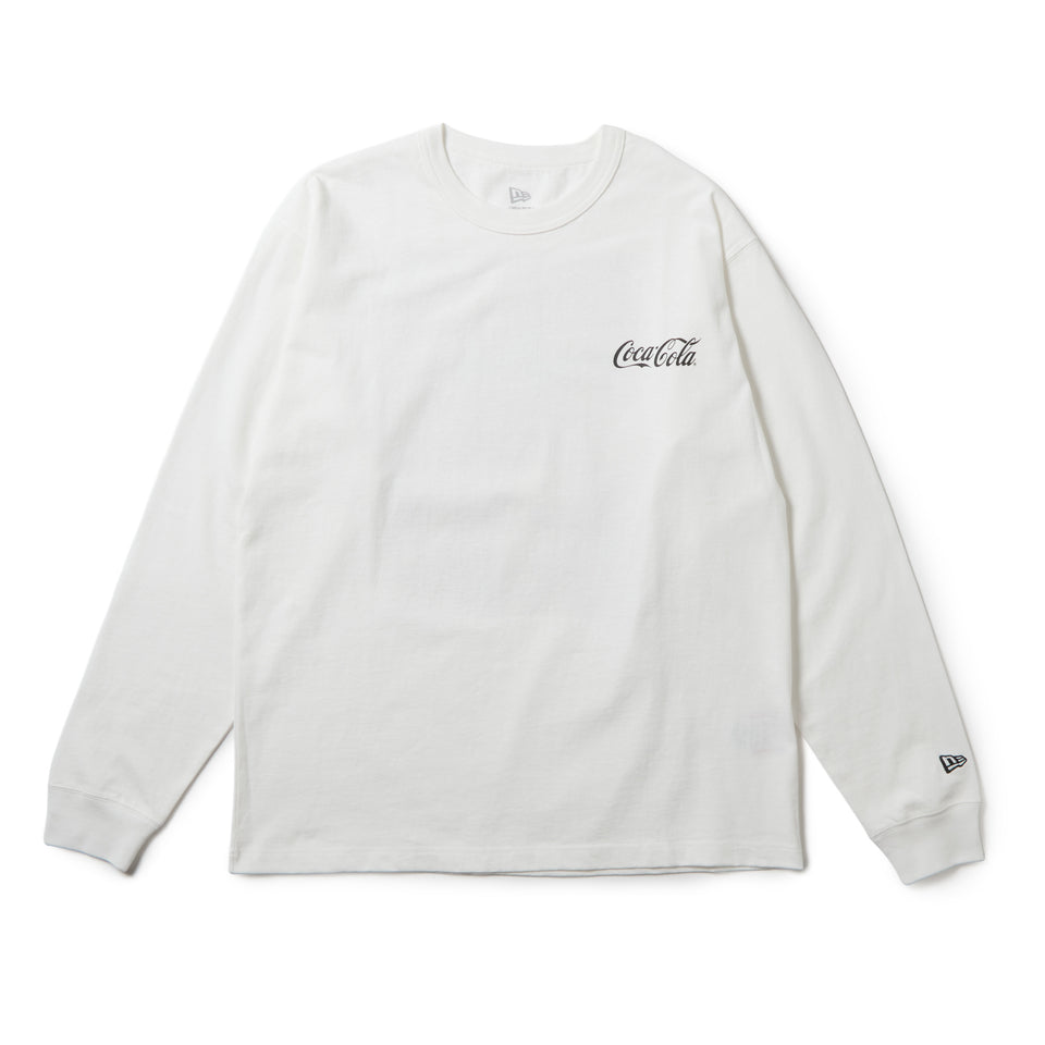 長袖 ウォッシュド コットン Tシャツ Coca-Cola コカ・コーラ オフホワイト | NEW ERA ニューエラ公式オンラインストア