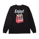 長袖 ウォッシュド コットン Tシャツ Coca-Cola コカ・コーラ ブラック | NEW ERA ニューエラ公式オンラインストア