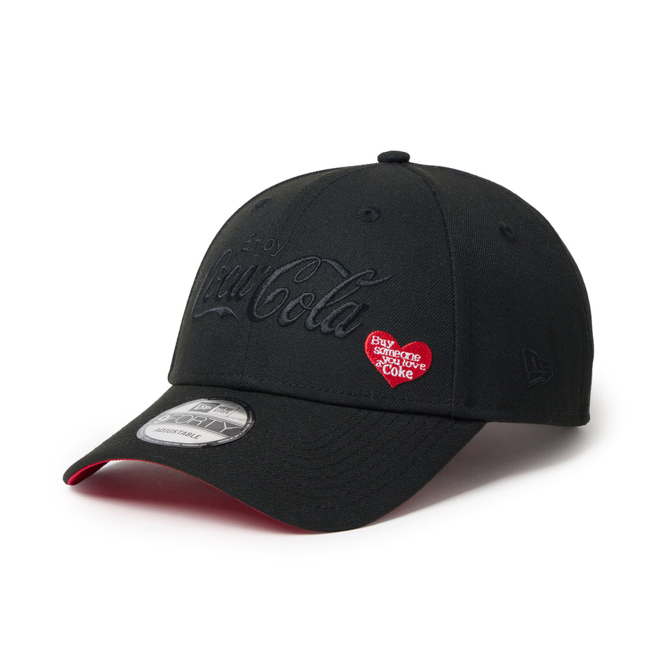 9FORTY Coca-Cola designed by Kosuke Kawamura ブラック | NEW ERA ニューエラ公式オンラインストア