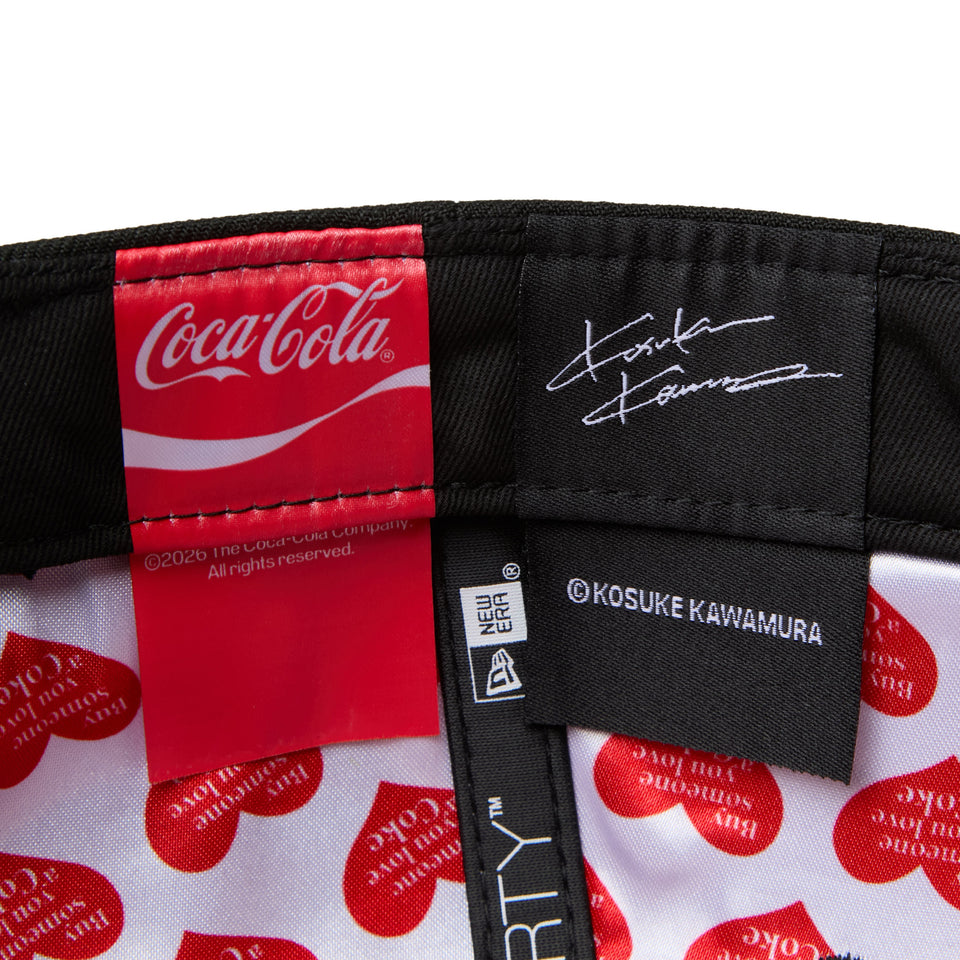 9FORTY Coca-Cola designed by Kosuke Kawamura ブラック | NEW ERA ニューエラ公式オンラインストア