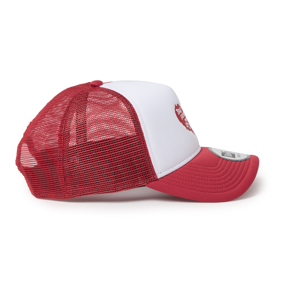 9FORTY A-Frame トラッカー Coca-Cola designed by Kosuke Kawamura ホワイト/スカーレット | NEW ERA ニューエラ公式オンラインストア