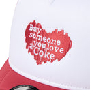 9FORTY A-Frame トラッカー Coca-Cola designed by Kosuke Kawamura ホワイト/スカーレット | NEW ERA ニューエラ公式オンラインストア