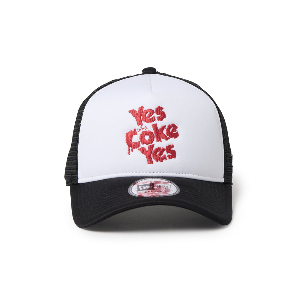 9FORTY A-Frame トラッカー Coca-Cola designed by Kosuke Kawamura ホワイト/ブラック | NEW ERA ニューエラ公式オンラインストア
