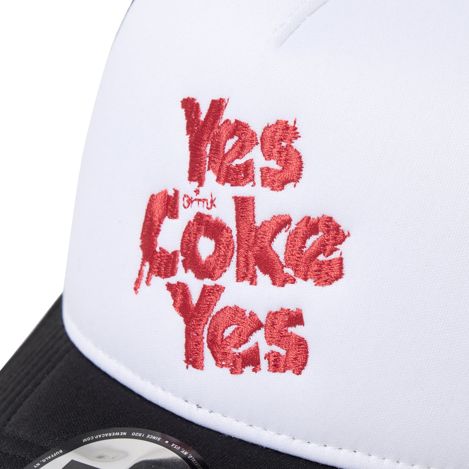 9FORTY A-Frame トラッカー Coca-Cola designed by Kosuke Kawamura ホワイト/ブラック | NEW ERA ニューエラ公式オンラインストア