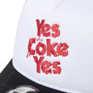 9FORTY A-Frame トラッカー Coca-Cola designed by Kosuke Kawamura ホワイト/ブラック | NEW ERA ニューエラ公式オンラインストア
