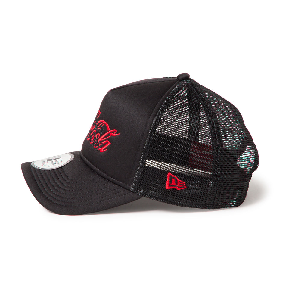 9FORTY A-Frame トラッカー Coca-Cola designed by Kosuke Kawamura ブラック | NEW ERA ニューエラ公式オンラインストア