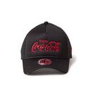 9FORTY A-Frame トラッカー Coca-Cola designed by Kosuke Kawamura ブラック | NEW ERA ニューエラ公式オンラインストア