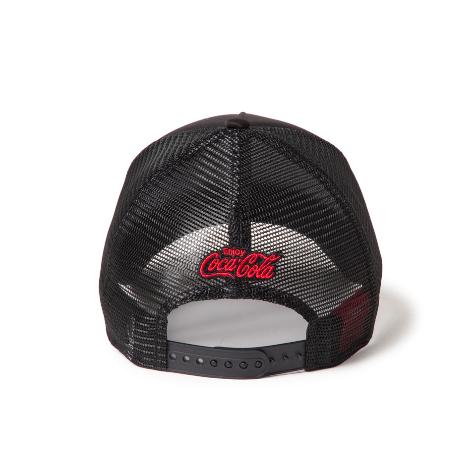 9FORTY A-Frame トラッカー Coca-Cola designed by Kosuke Kawamura ブラック | NEW ERA ニューエラ公式オンラインストア