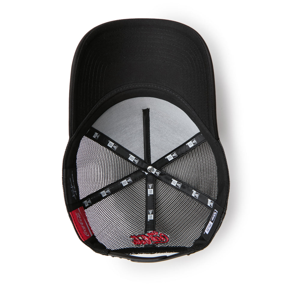 9FORTY A-Frame トラッカー Coca-Cola designed by Kosuke Kawamura ブラック | NEW ERA ニューエラ公式オンラインストア