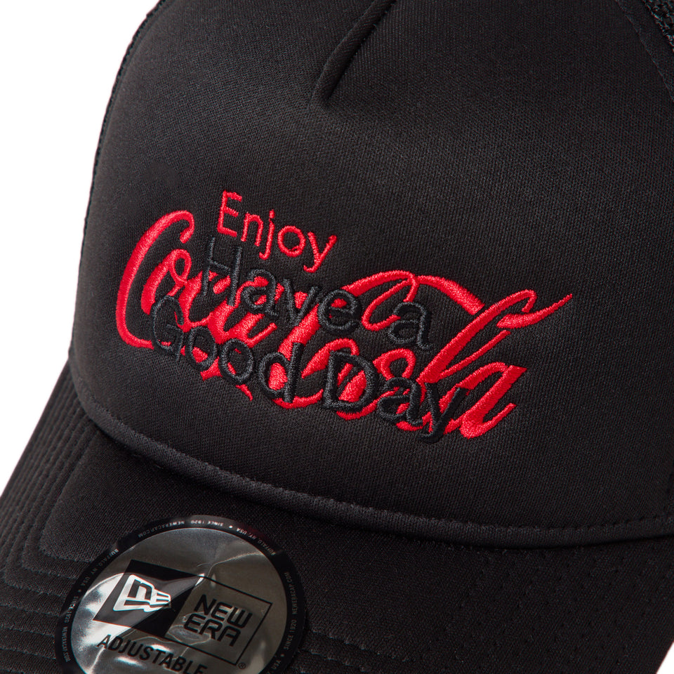 9FORTY A-Frame トラッカー Coca-Cola designed by Kosuke Kawamura ブラック | NEW ERA ニューエラ公式オンラインストア